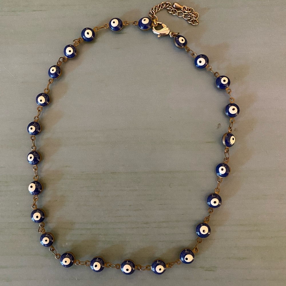 Evil eye choker